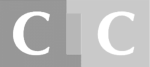 Logo CIC en gis et blanc